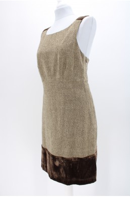 Robe Michael Kors marron vintage