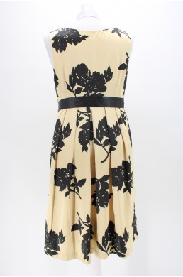 Robe doublée Michael by Michael Kors noir et or