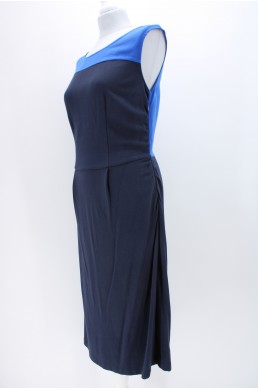 Robe Tommy Hilfiger bleu roi et bleu marine vintage