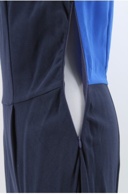 Robe Tommy Hilfiger bleu roi vintage