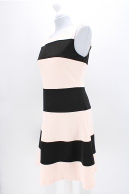 Robe Tommy Hilfiger noire et rose clair vintage