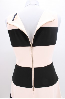 Robe Tommy Hilfiger noire et rose très clair vintage