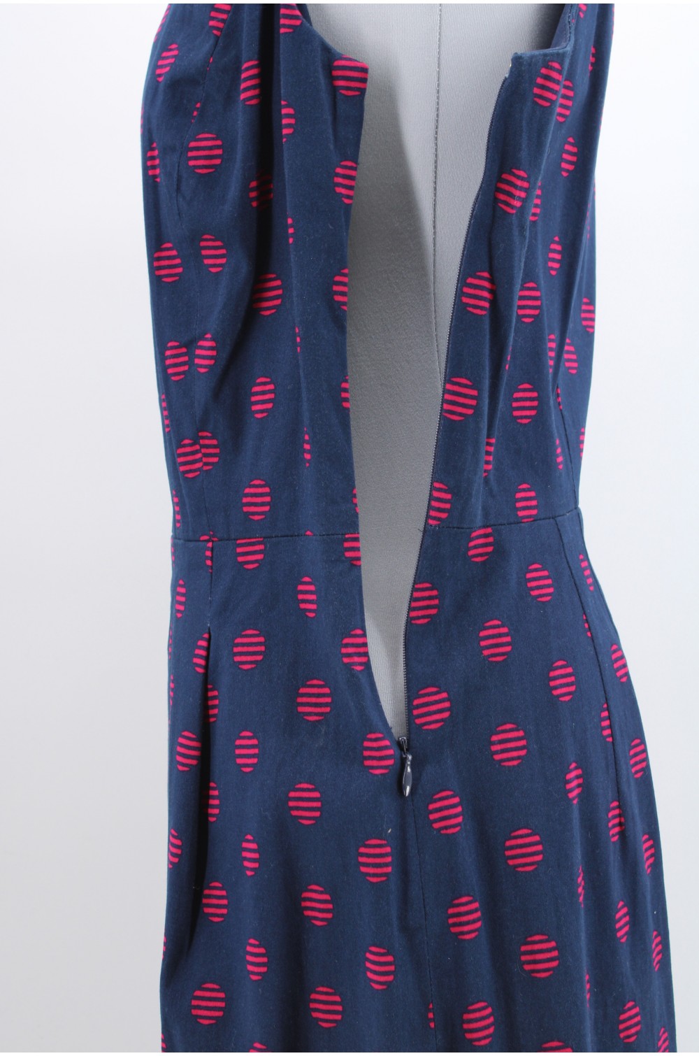 Robe Vintage Pilar Ruiz - Taille EUR 42 UK 14 - Marron - Neuf Avec étiquette - Style Thé