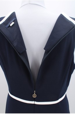 Robe Tommy Hilfiger bleue marine vintage label