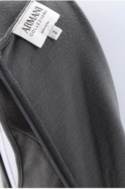 Robe Armani Collezioni gris anthracite - Made in Italy label