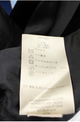 Robe Burberry London gris, blanc et noir label