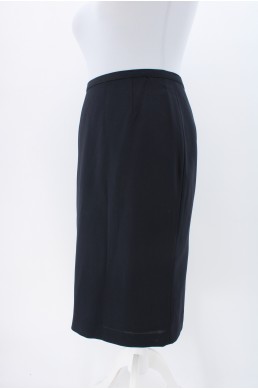 Jupe Dolce Gabbana bleu en laine