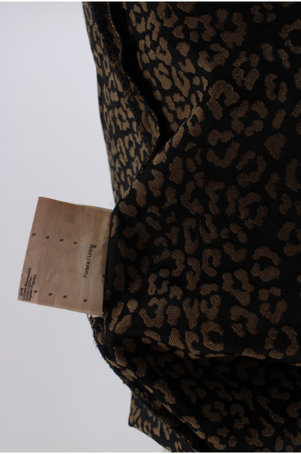 Robe Fendi Roma léopard Italy / Vêtement occasion vintage friperie