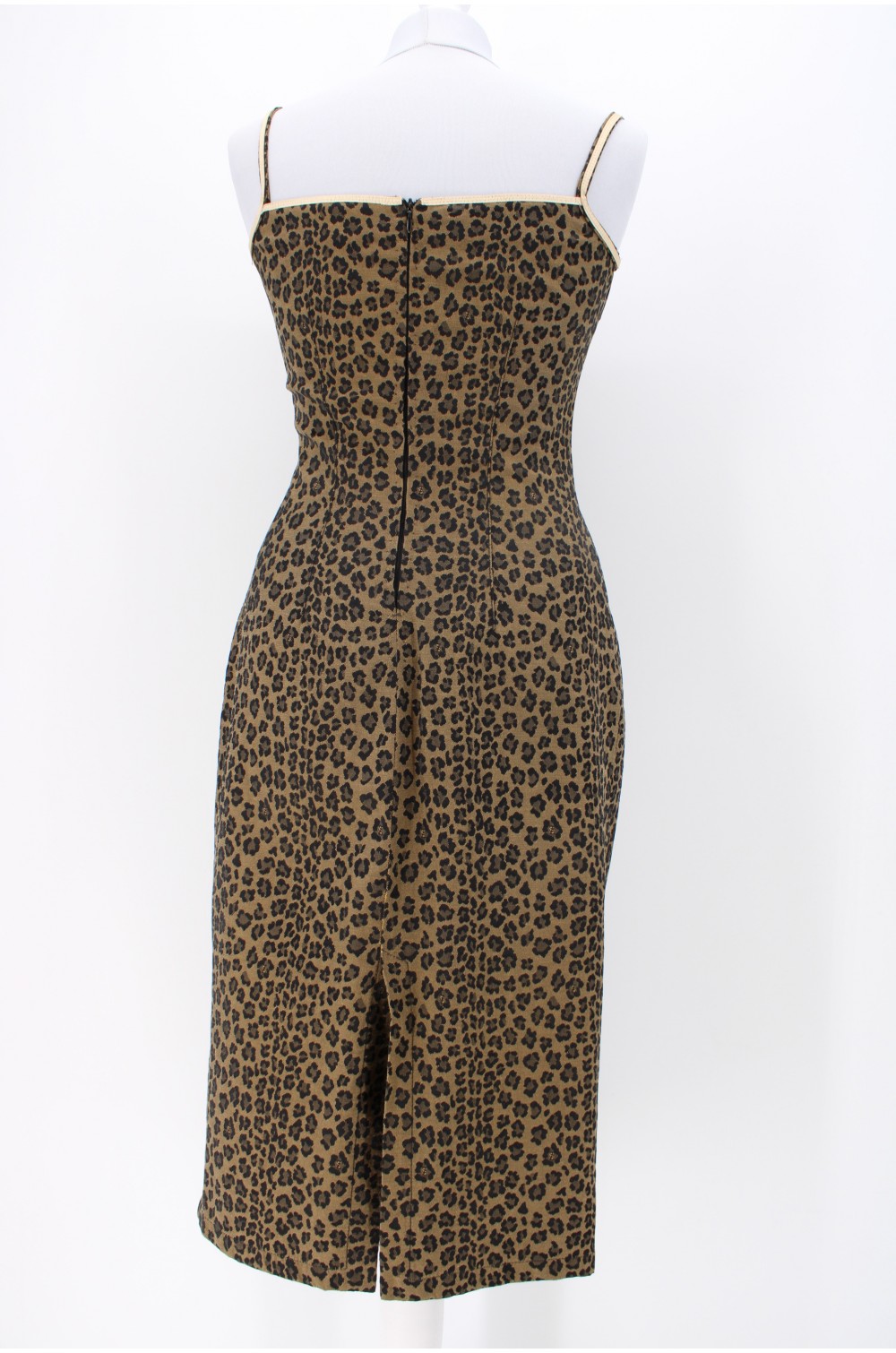 Robe Fendi Roma léopard Italy / Vêtement occasion vintage friperie