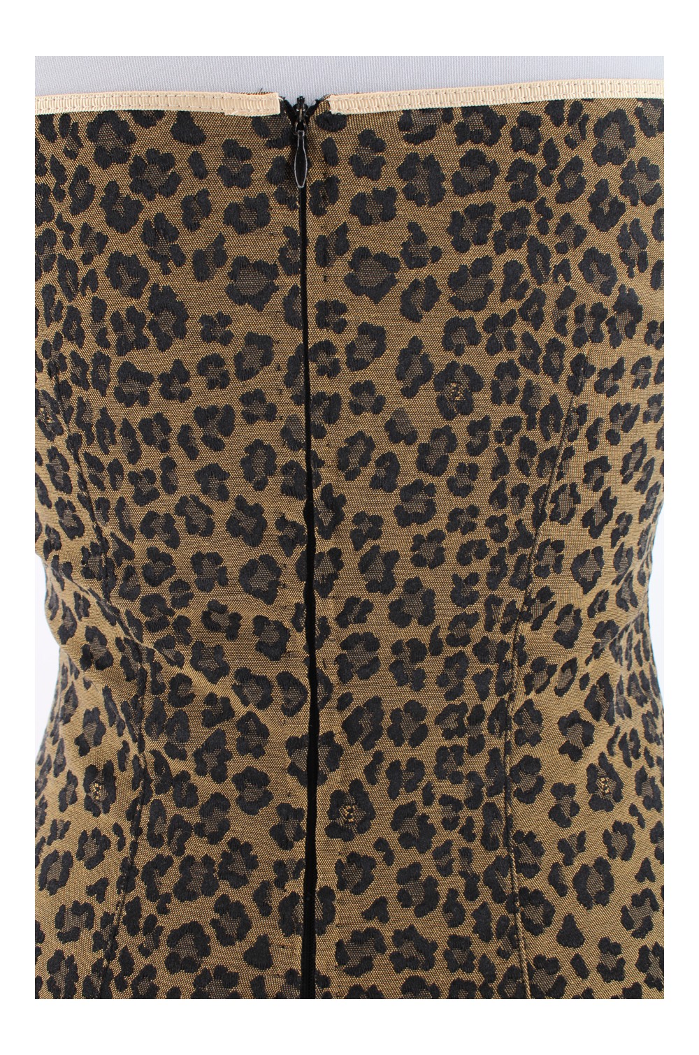 Robe Fendi Roma léopard Italy / Vêtement occasion vintage friperie