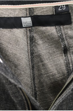 Pantalon noir Jean denim Marithé + Francois Girbaud label