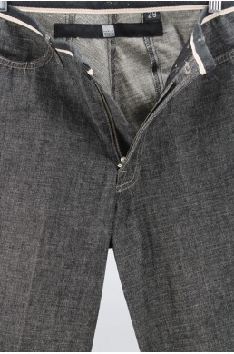 Pantalon noir Jean denim Marithé + Francois Girbaud en coton vintage