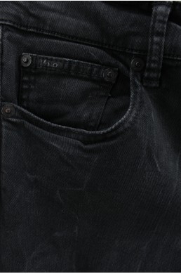 Pantalon jean denim Ralph Lauren noir vintage