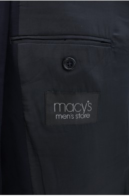 Veste Michael by Michael Kors pour Macy's bleu marine en laine vintage label
