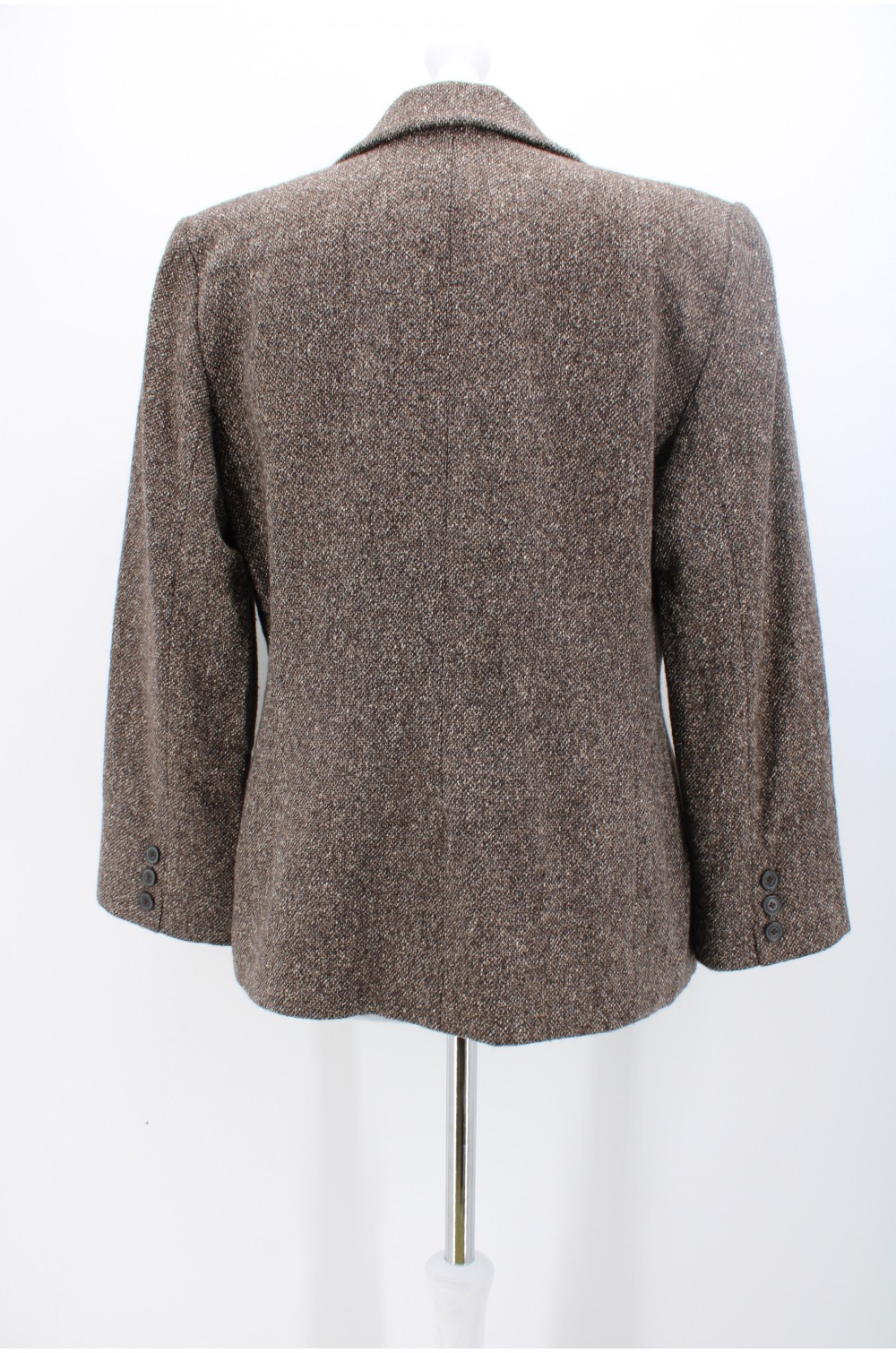 Veste Costume Femme Ellen Tracy - 100% Laine - Taille 12 - Noire - Occasion Très Bon État