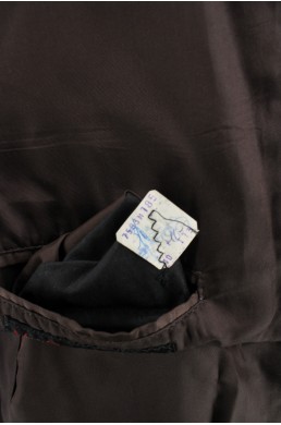 Veste Yves Saint-Laurent marron taupe - Made in France - 100 % pure laine vierge étiquette