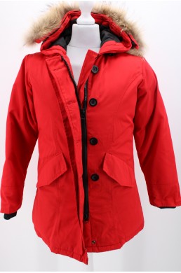 Blouson anorak Artic Parka Woolrich John Rich & Bros rouge - Made in USA