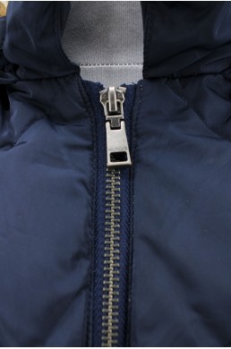 Blouson parka doudoune Tommy Hilfiger bleu marine zip