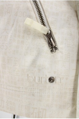 White Burton Dryride Snowboarding jacket