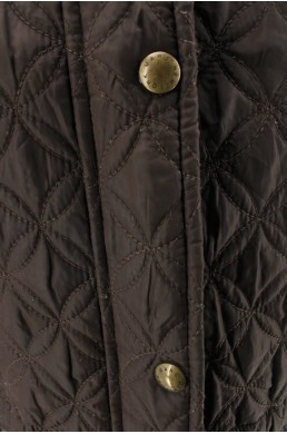 Blouson parka doudoune Andrew Marc New York marron bouton
