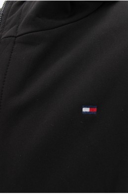 Blouson Tommy Hilfiger noir logo