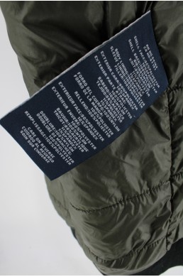 Blouson Tommy Hilfiger noir étiquette