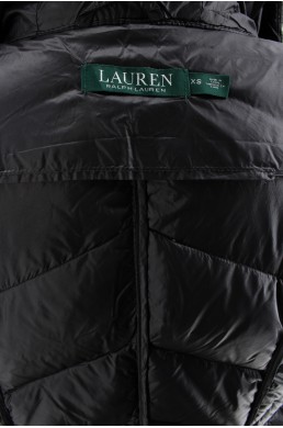 Blouson doudoune légère Lauren by Ralph Lauren noire Label