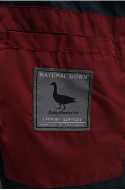 Blouson parka Original Pepe Jeans London bordeaux natural down