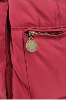 Blouson parka Original Pepe Jeans London bordeaux zip
