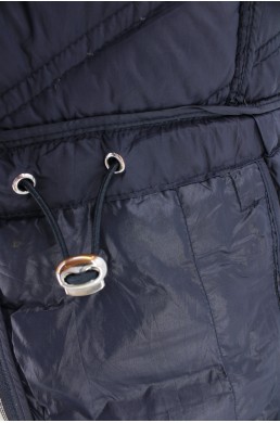 Blouson doudoune légère bleu marine Michael by Michael Kors bouton
