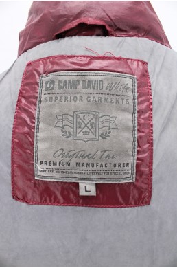 Blouson doudoune bordeaux Camp David White label