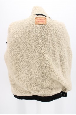 Blouson Levi's en velours côtelé Corduroy Sherpa Levi Strauss & Co Standard Trucker noir