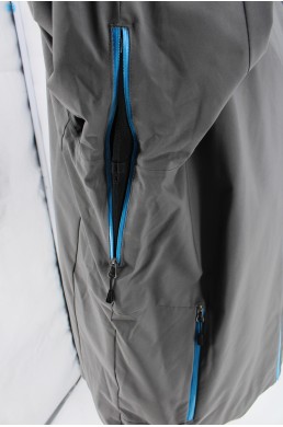 Blouson de ski, veste de snowboard Spyder grise (snowboarding jacket)