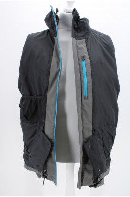Blouson de ski, veste de snowboard Spyder grise (snowboarding jacket) Doublure