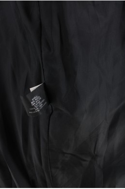 Manteau pied de poule Michael Kors noir et blanc étiquette