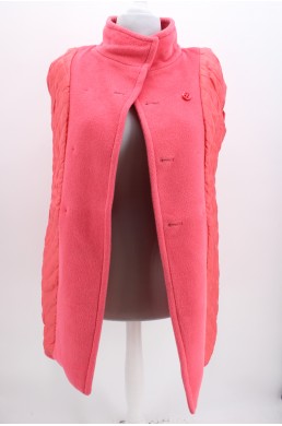 Manteau Talbots rose en alpaga vintage