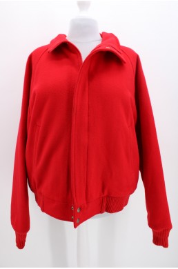 Manteau Sherpa Woolrich rouge