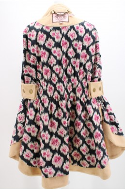 Manteau Cape Juicy Couture beige en doublure coton