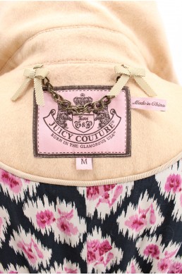 Manteau Cape Juicy Couture beige label