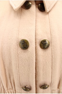 Manteau Cape Juicy Couture beige bouton