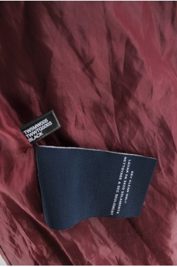 Manteau Tommy Hilfiger noir en laine étiquette
