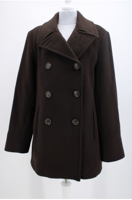 Manteau Calvin Klein marron foncé