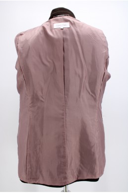 Manteau Calvin Klein marron foncé - 100 % laine doublure