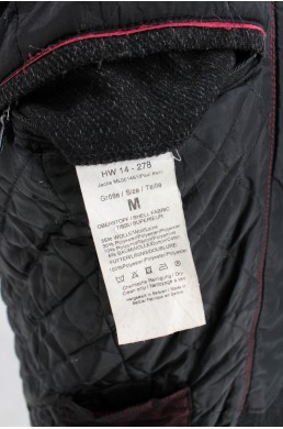 Manteau Paul Kehl Zurich noir étiquette