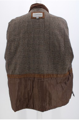 Blouson en cuir Johnston & Murphy marron - 100 % cuir véritable (Leather) doublure