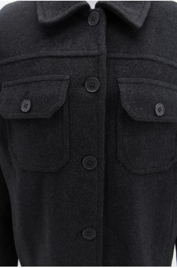 Manteau J.Crew gris foncé vintage