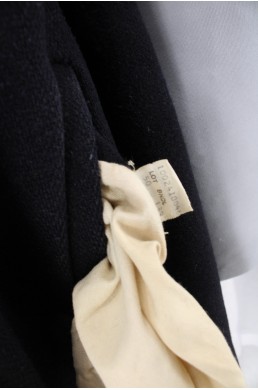 Manteau US NAVY 740NB Pea coat jacket by Schott bleu marine étiquette