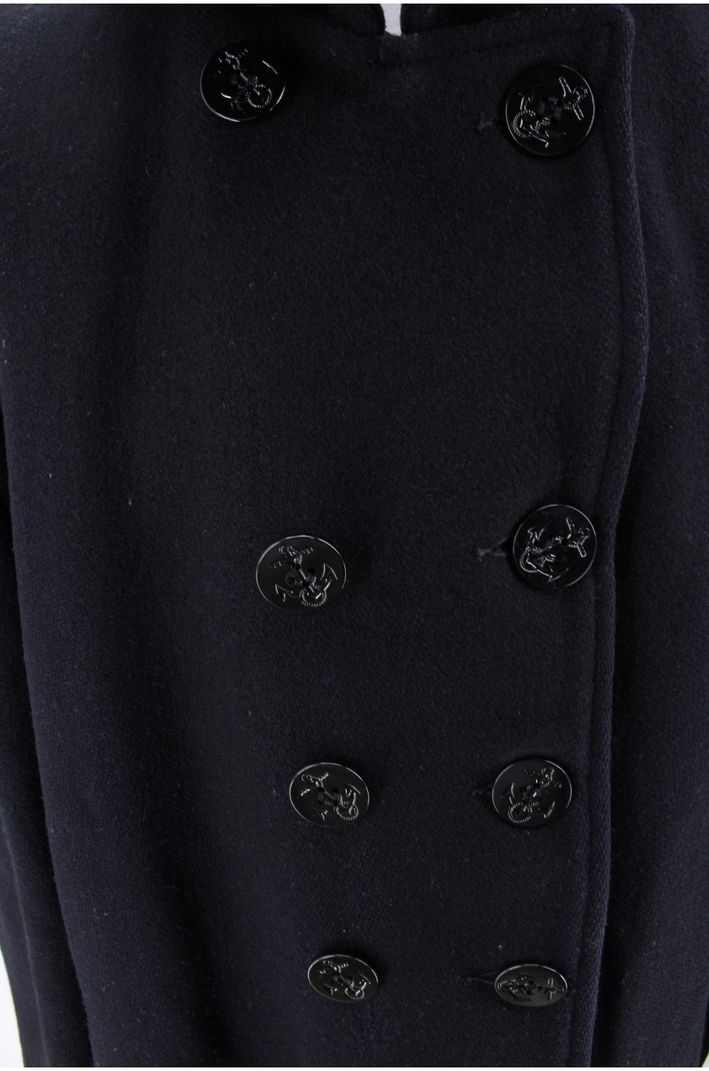 Manteau SCHOTT En Laine Gris - Taille 38 - Occasion En Très Bon état - Style Classique Pour Homme