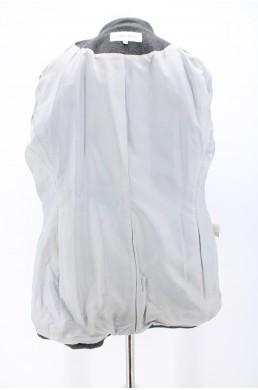 Manteau Calvin Klein gris souris doublure