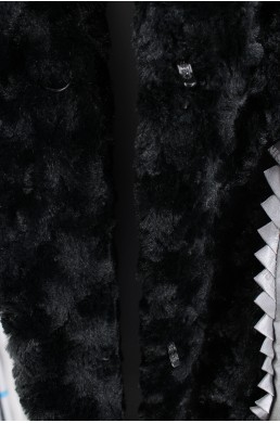 Manteau en fourrure Dennis by Dennis Basso noir